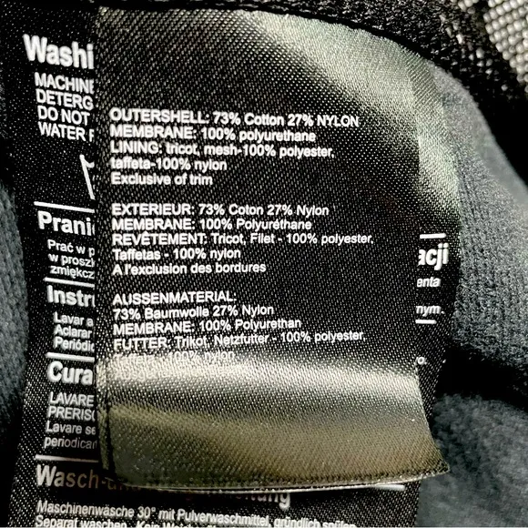 Analog Clothing Co. Men’s Black L Ruck Shell Snowboard Pant in EUC