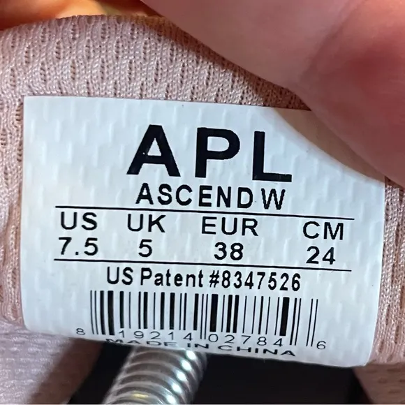 APL Ascend Womens Size 7.5‎ Dusty Rose Blush Athletic Training Shoes