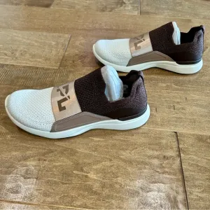 APL Men’s TechLoom Bliss Shoes Metallic Brown Tan White Size 8 Brand New