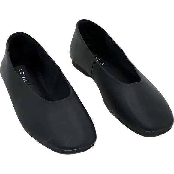 AQUA Jade Women Ballet Flats - Beautiful Comfort Shoes Size 6