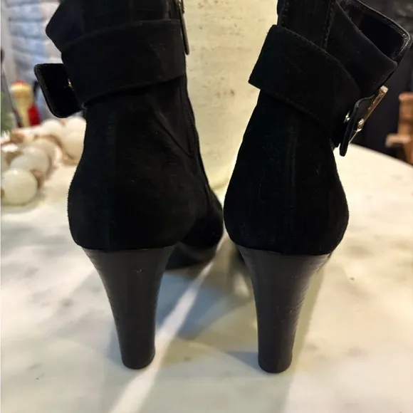 Aquatalia Neptune Suede Heeled Boots