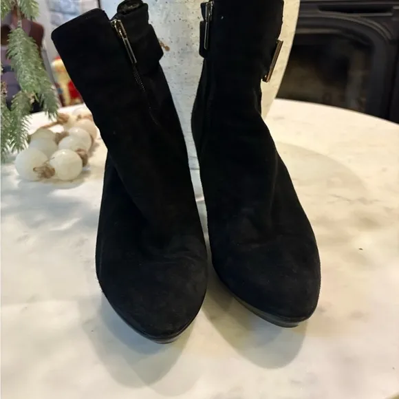 Aquatalia Neptune Suede Heeled Boots
