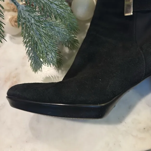 Aquatalia Neptune Suede Heeled Boots