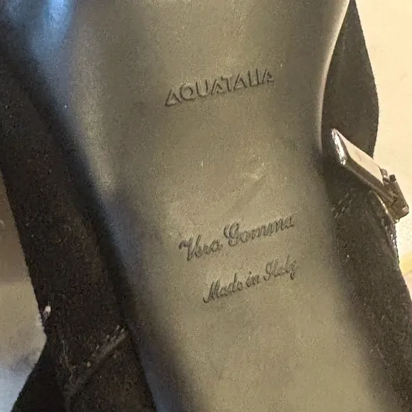 Aquatalia Neptune Suede Heeled Boots