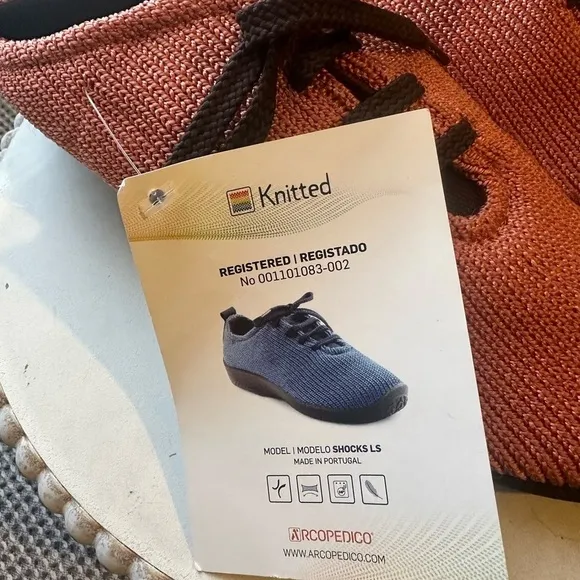 Arcopedico  Sneaker Women's Knit Comfort Shoes Size 38New