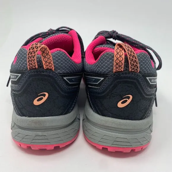 Asics Gel-Adventure 7 Women's Running Shoes Pink/Grey/Orange Size 7, 1012A477