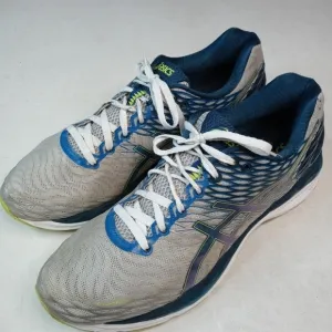 Asics Gel-Nimbus 18 Mens Size 14 Blue grey Lace Up