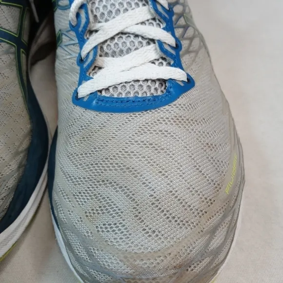 Asics Gel-Nimbus 18 Mens Size 14 Blue grey Lace Up