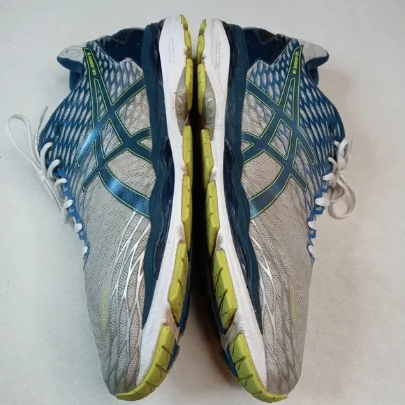 Asics Gel-Nimbus 18 Mens Size 14 Blue grey Lace Up