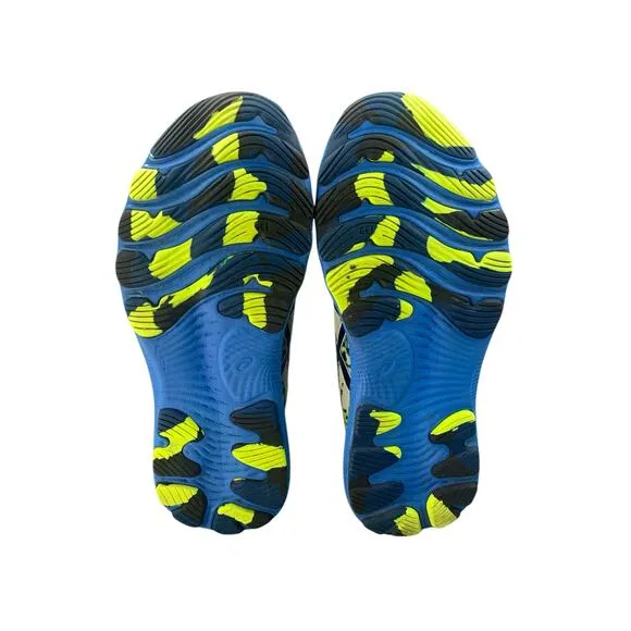 ASICS Gel-Nimbus 24 Running Shoes - Men’s Size US 7 (EU 40) - Yellow/Blue Print