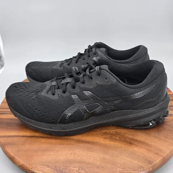 Asics GT-1000 11 Shoes Men's 10 Black Low Training Athletic Gym Running Sneakers
