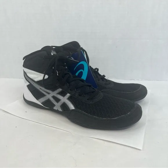 ASICS Matflex 6 Wrestling Shoes Athletic Sneakers Item 1081A021 Black Men 7 NEW