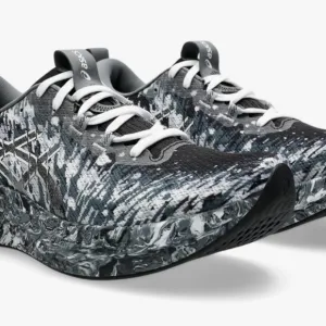 ASICS Men's Black and Gray Running Shoes