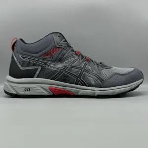 ASICS Men's Gel-Venture 8 Mid Top Running Shoes Size 12 Grey Black Red Outdoor