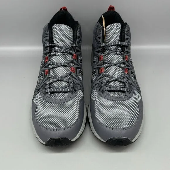 ASICS Men's Gel-Venture 8 Mid Top Running Shoes Size 12 Grey Black Red Outdoor