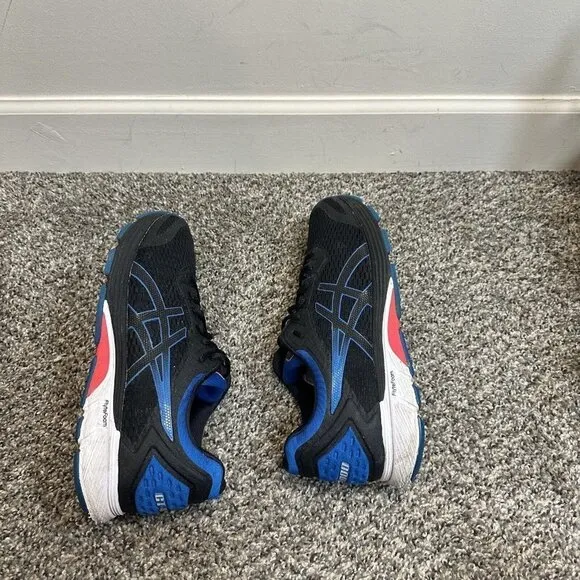 Asics Mens GT 4000 1011A163 Black Blue Running Shoes Sneakers Size 11