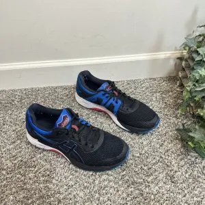 Asics Mens GT 4000 1011A163 Black Blue Running Shoes Sneakers Size 11