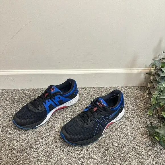 Asics Mens GT 4000 1011A163 Black Blue Running Shoes Sneakers Size 11