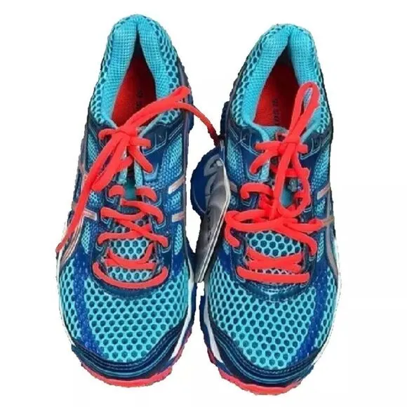 Asics Womens Gel Cumulus 15 T3C5N Blue Running Shoes Sneakers US 6.5 EUR 37.5