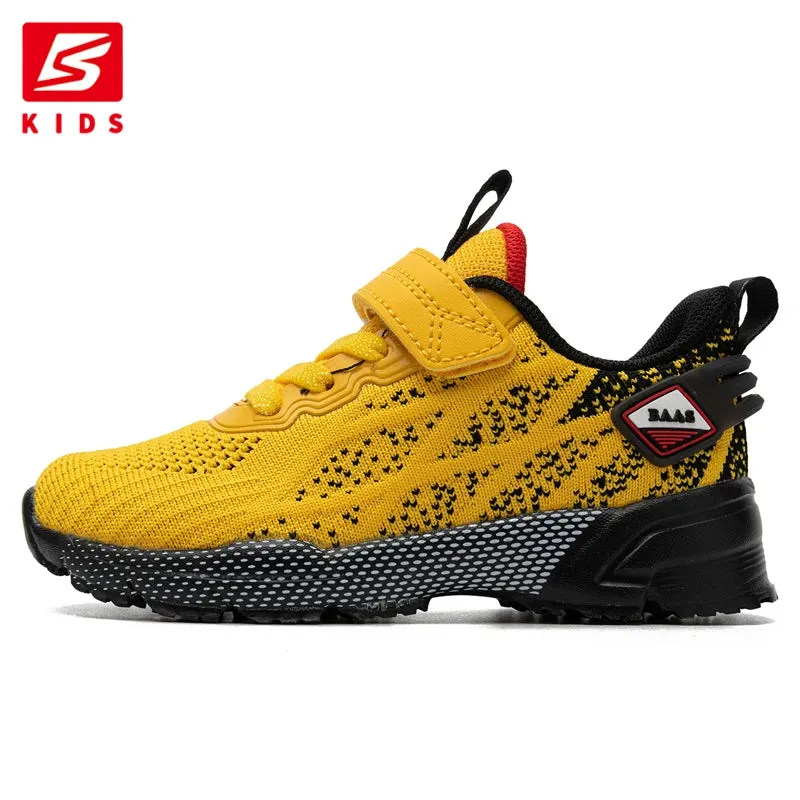 Baasploa Children's Sports Shoes New Casual Lightweight Mesh Breathable Running Shoes Kids Outdoor Fashion Non-slip Sneakers