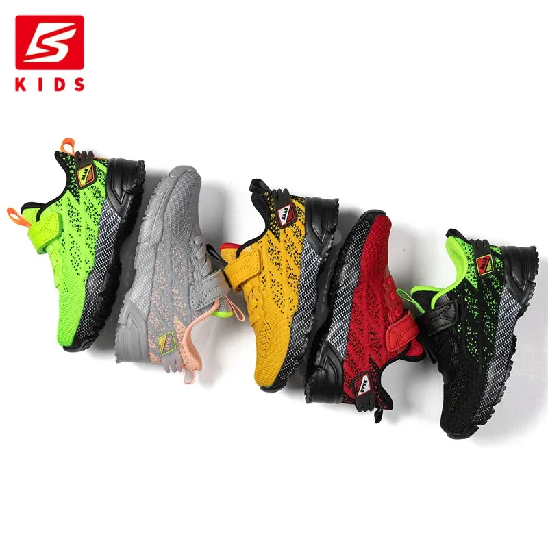 Baasploa Children's Sports Shoes New Casual Lightweight Mesh Breathable Running Shoes Kids Outdoor Fashion Non-slip Sneakers