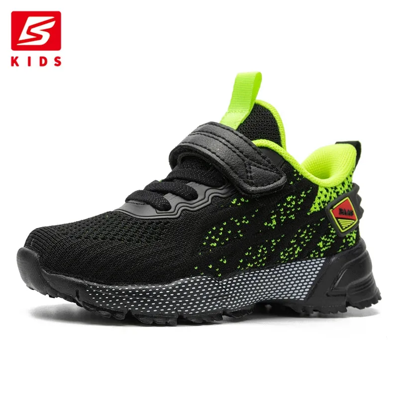 Baasploa Children's Sports Shoes New Casual Lightweight Mesh Breathable Running Shoes Kids Outdoor Fashion Non-slip Sneakers