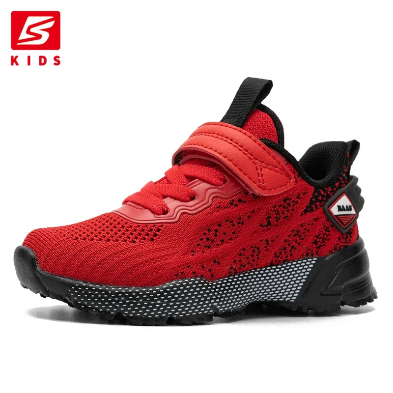 Baasploa Children's Sports Shoes New Casual Lightweight Mesh Breathable Running Shoes Kids Outdoor Fashion Non-slip Sneakers