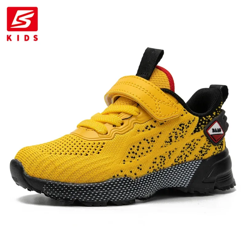 Baasploa Children's Sports Shoes New Casual Lightweight Mesh Breathable Running Shoes Kids Outdoor Fashion Non-slip Sneakers