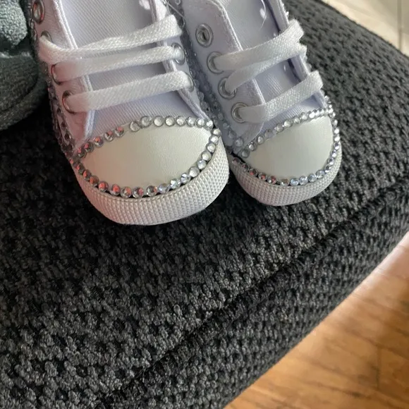 Baby “Mini-Me” Bedazzled AllStars Converse