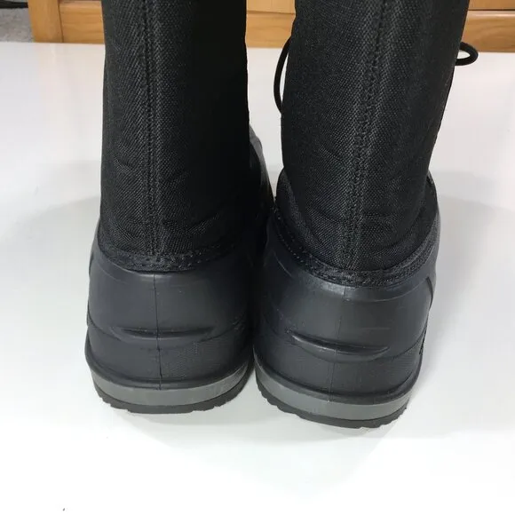 Baffin Klondike Insulated Winter Snow Boots Mens Size 10 Black