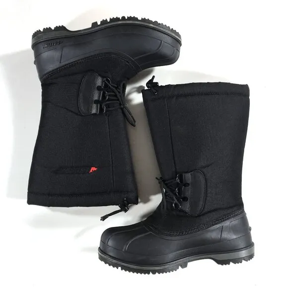 Baffin Klondike Insulated Winter Snow Boots Mens Size 10 Black