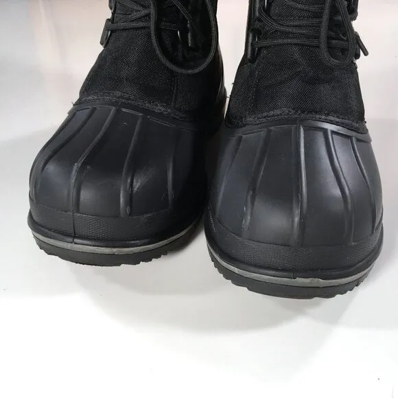 Baffin Klondike Insulated Winter Snow Boots Mens Size 10 Black