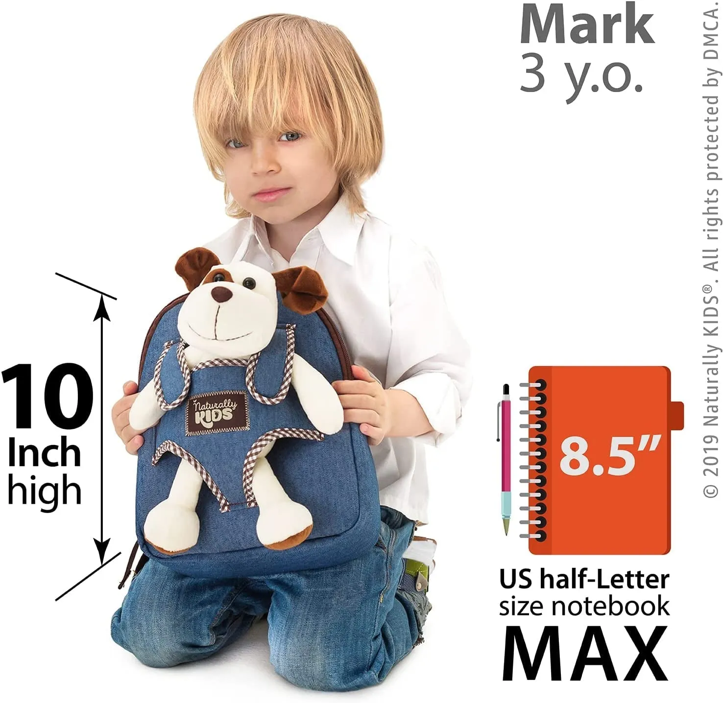 Bark-tastic Toddler Backpack: Where Stuffed Dogs Meet Tiny Humans!
