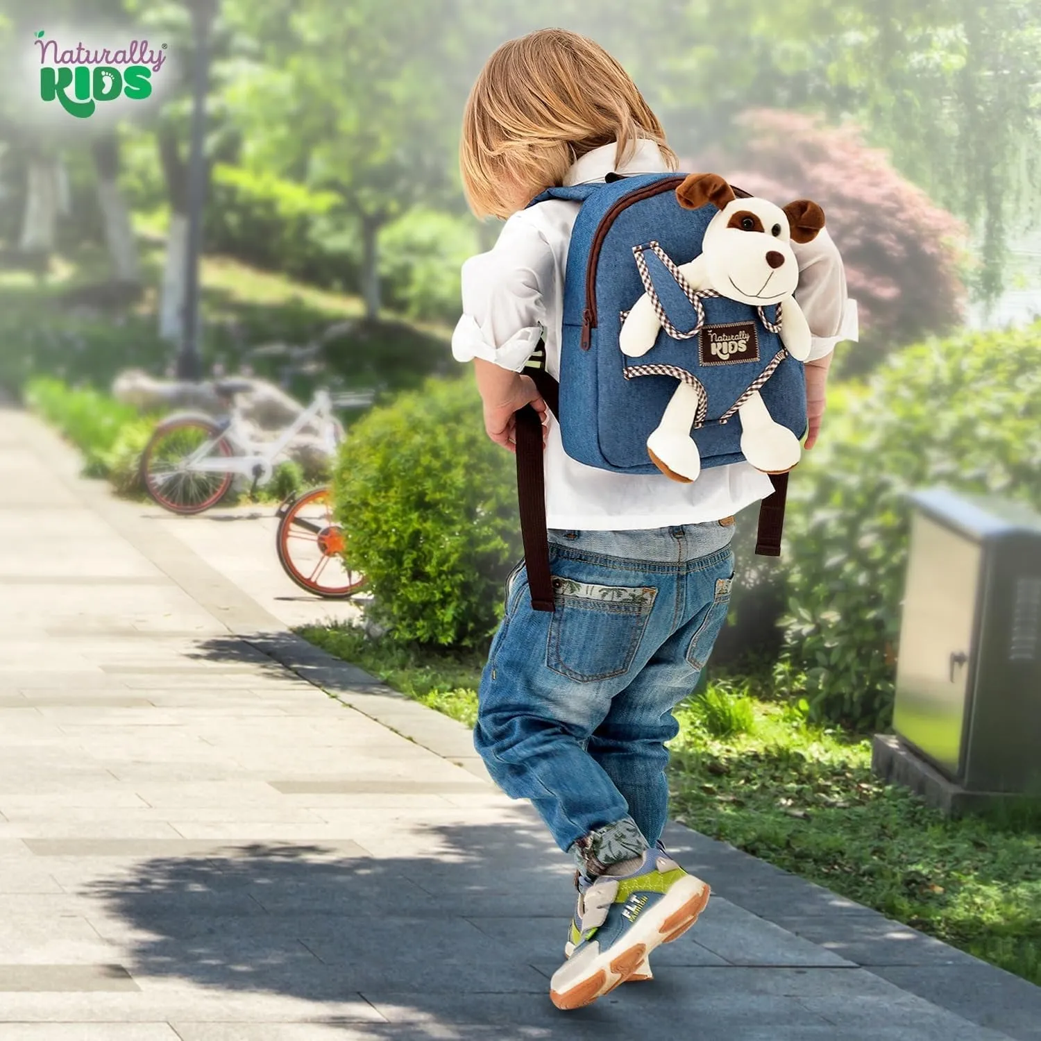 Bark-tastic Toddler Backpack: Where Stuffed Dogs Meet Tiny Humans!