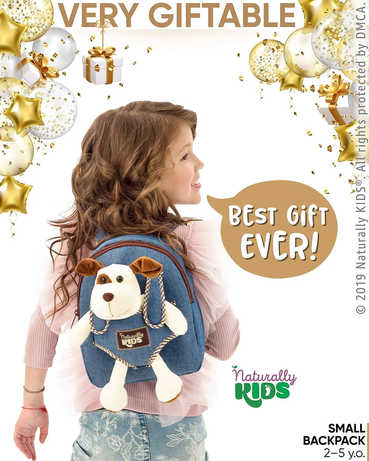 Bark-tastic Toddler Backpack: Where Stuffed Dogs Meet Tiny Humans!