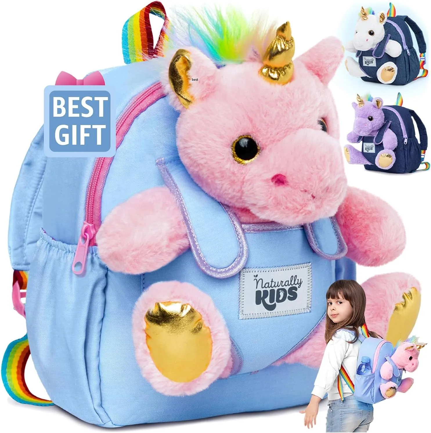 Bark-tastic Toddler Backpack: Where Stuffed Dogs Meet Tiny Humans!