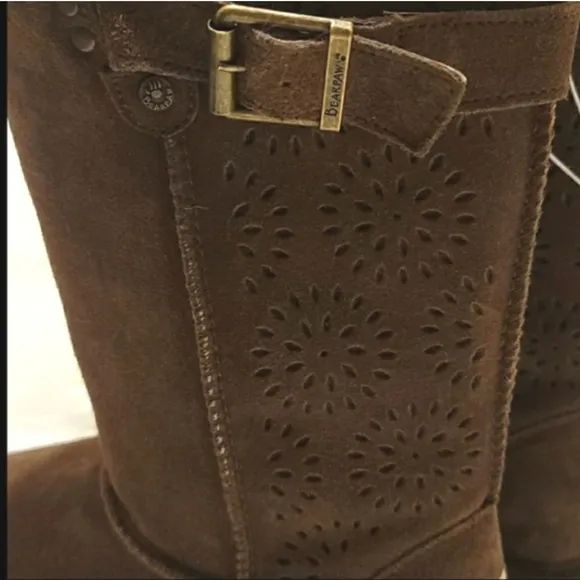Bearpaw Amie Tall Winter Boots Dark Brown