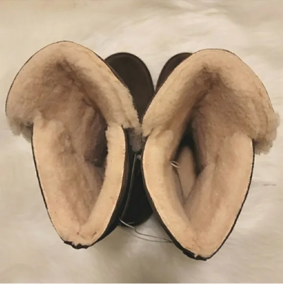 Bearpaw Amie Tall Winter Boots Dark Brown