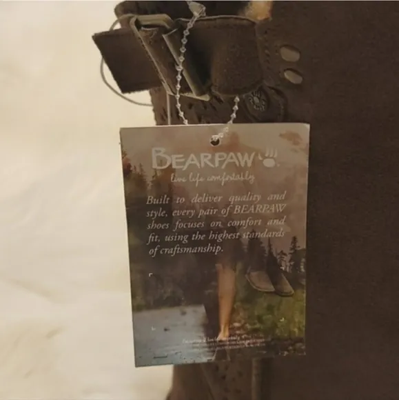 Bearpaw Amie Tall Winter Boots Dark Brown
