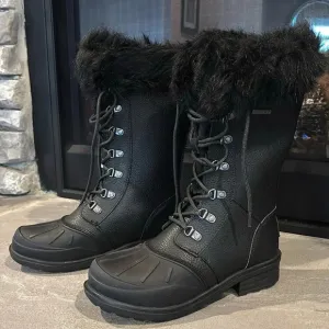BEARPAW Dawn 11” tall Insulated Boots, Neverwet,sheepskin footbed,rugged sole