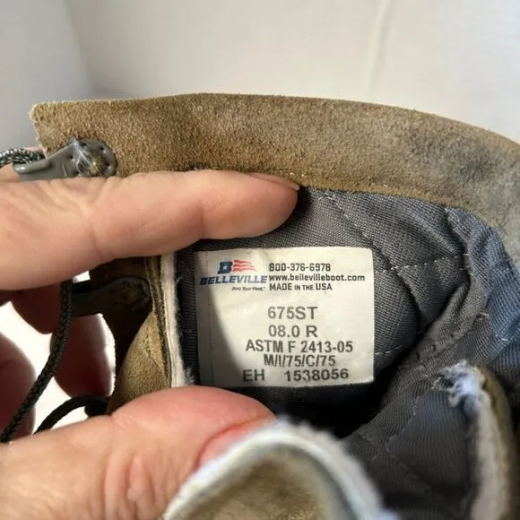 Belleville Steel Toe Insulated Gore-Tex combat boots