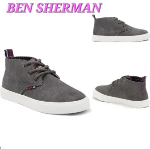 Ben Sherman Big Boy Bradford Chukka Sneaker Charcoal/gray Shoes