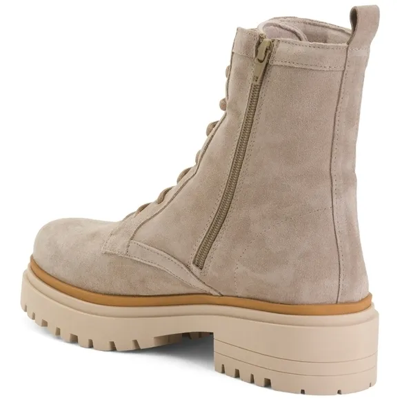 BERTUCHI LADIES TAN SUEDE ANKLE BOOTS-NWOT-SIZE 9.5