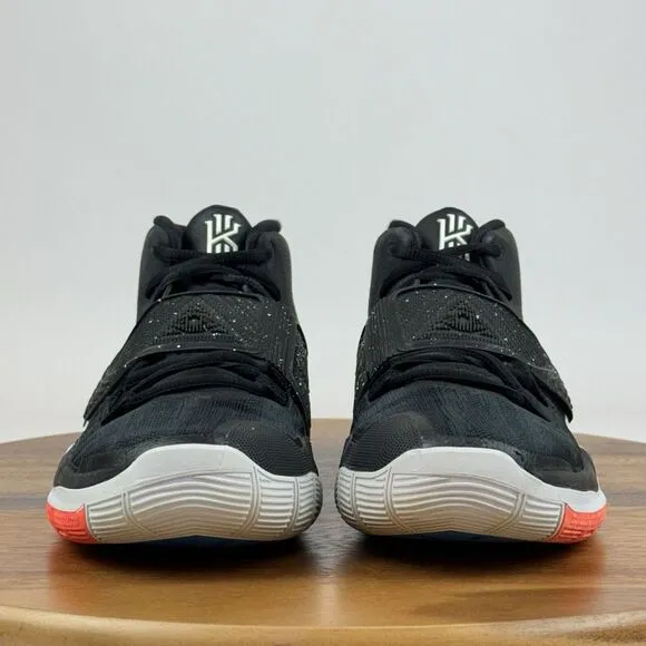 Big Kids Nike Kyrie 6 Black Athletic Mid Basketball Sneakers Shoes Size 7 Y GUC‎