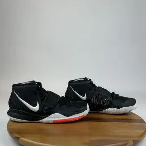Big Kids Nike Kyrie 6 Black Athletic Mid Basketball Sneakers Shoes Size 7 Y GUC‎