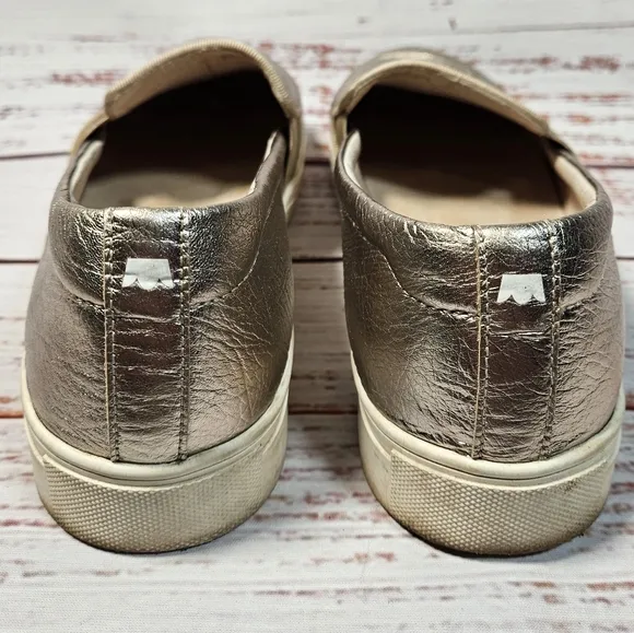 Birdies The Swift metallic gold sneakers