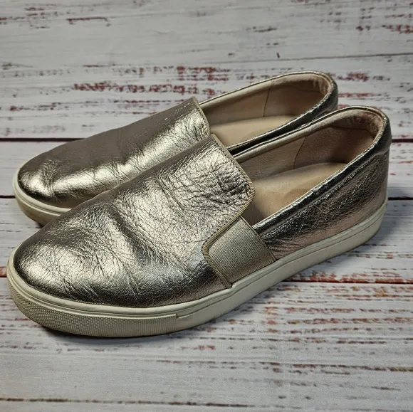 Birdies The Swift metallic gold sneakers