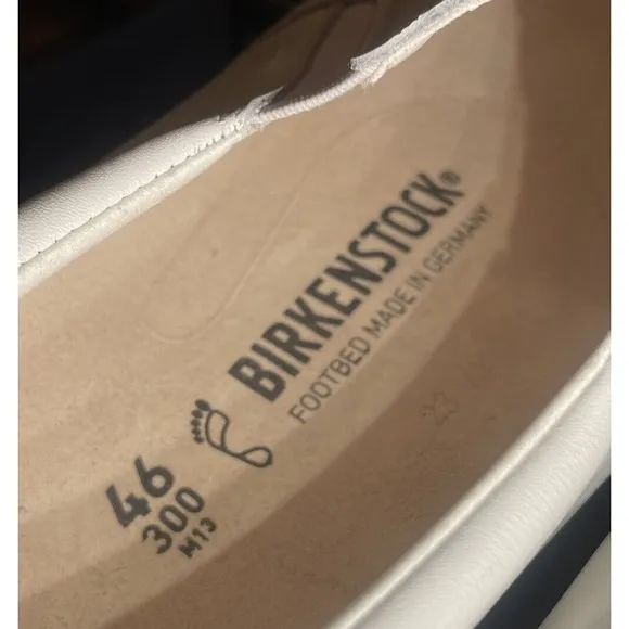 Birkenstock Oswego Max Comfort Soft Natural Leather Shoes Mens 13 New Fast Ship