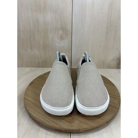 Birkenstock Oswego Tan Canvas Suede Slip On Shoes Unisex Mens 7 Womens 11