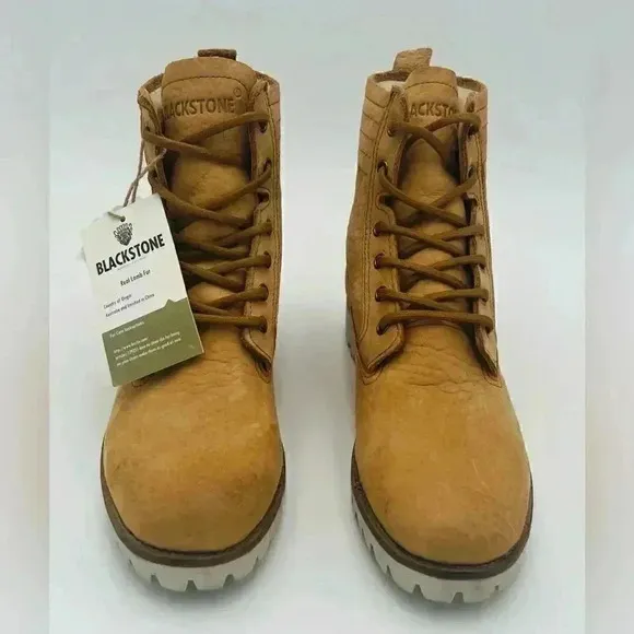 Blackstone | OL22 Combat Boots | Shearling Lined | Cuoio | Size 38/7